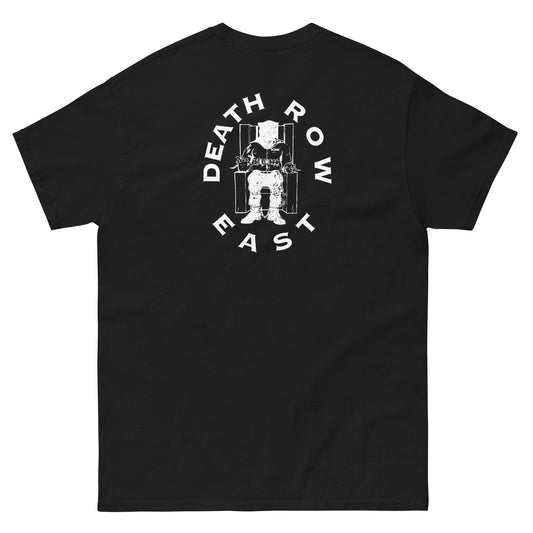 Death Row East Black White Tee