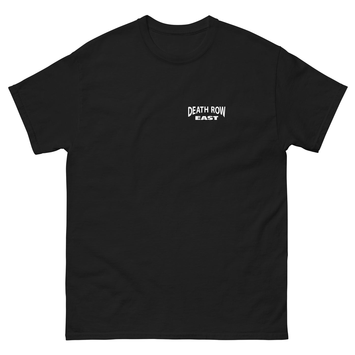 Death Row East Black White Tee