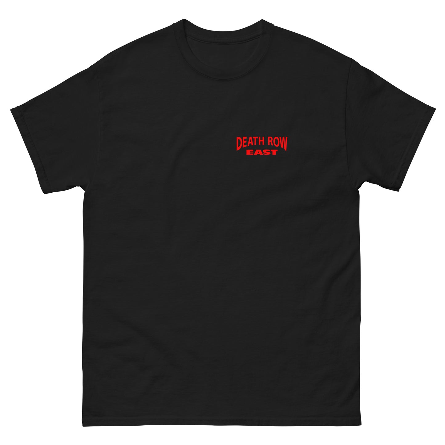 Death Row East Black Red Tee